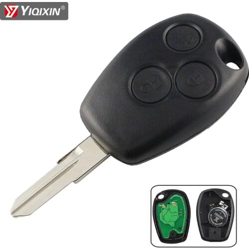 YIQIXIN For Renault 3 Button Remote Car Key Trafic Symbol Dacia Duster Logan Sandero Wind Clio Modus Kangoo Master Twingo