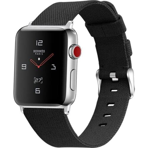 Replacement Apple Watch Bands Breathable Woven Fabric Strap Wristbands For Iwatch Series 5/4/3/2/1 84001