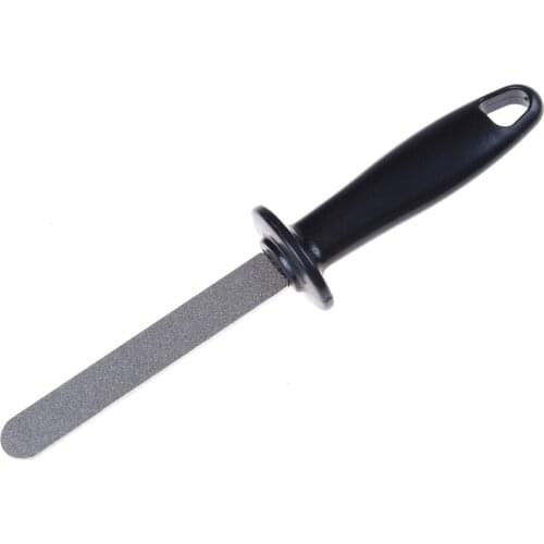1PCS Doubled-Sided Diamond Knife Sharpener File For Garden Tools 400# Grit Abrasive Tools