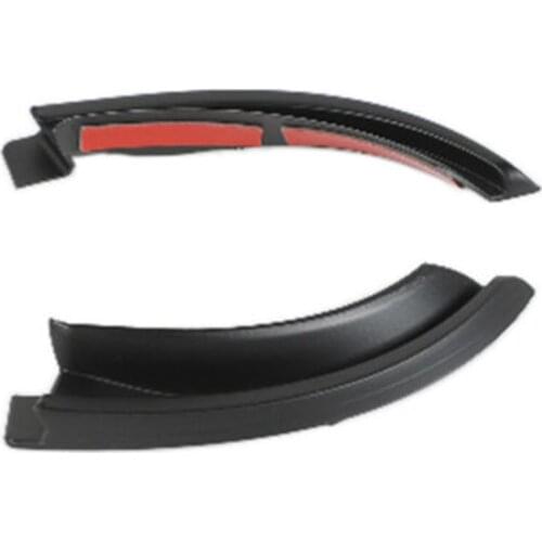 2PCS ABS Car Roof Side Water Rain Gutter Extension For Jeep Wrangler JL 2018 2019 2020 Accessories