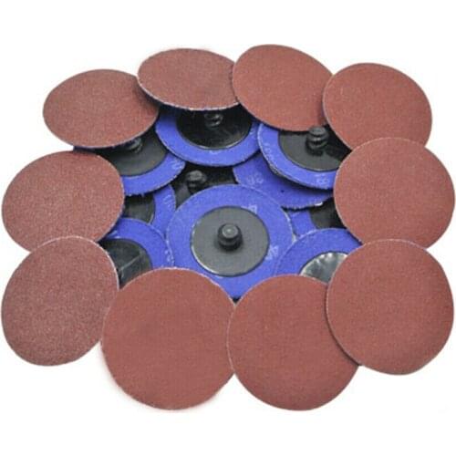 25Pcs 3Inch 180Grit Roloc Disc Alumina Oxide Rust Pain Quick Change Sanding Disc
