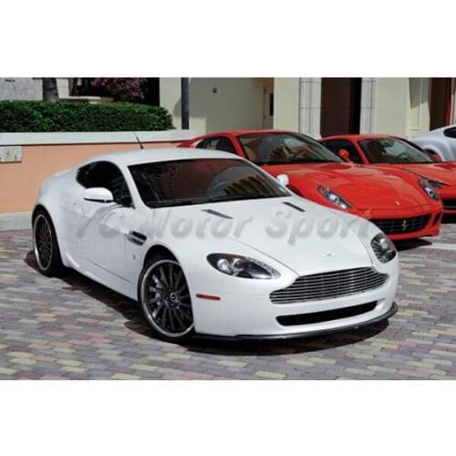 Car Accessories Dry Carbon Fiber V Style Front Lip Fit For 2006-2009 Aston Martin V8 Vantage Front Lip Splitter Car-styling