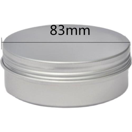 120G aluminum bottle jar pot tea tin gel wax day night mask cream essence moisturizer skin care cosmetic packing
