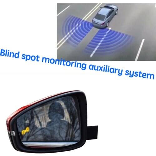 Car BSD BSM BSA Blind Area Spot Warning Drive Mirror Rear Radar Detection System For Roewe Ei5 2017~2020