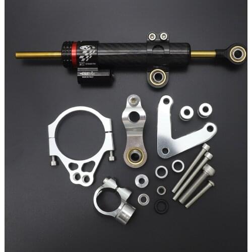 For Ducati 848 2008 2009 2010 CNC Motorcycle Steering Damper Stabilize Bracket Mounting Kit Support
