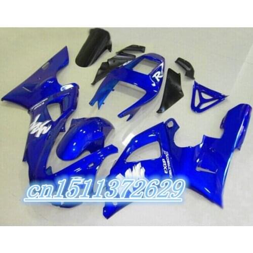Dor-high quality YZFR1 98-99 YZF R1 1998-1999 98 99 YZF-R1 1998 1999 ABS full motorcycle fairing kit for blue black white D
