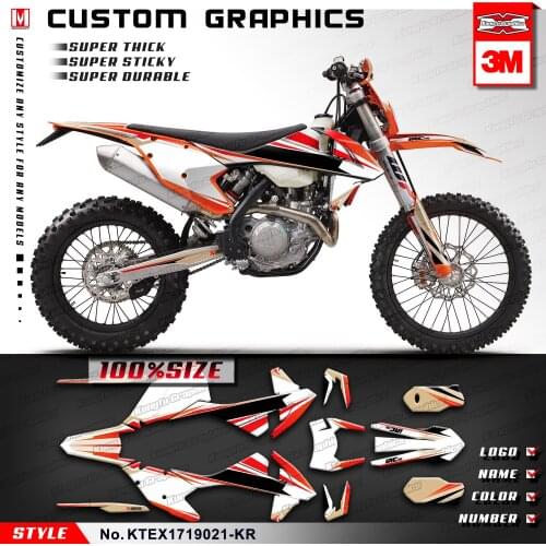 KUNGFU GRAPHICS Dirt Bike Decals Stickers Backgrounds for 125 150 250 300 350 450 500 EXC EXC-F XCW 2017 2018 2019