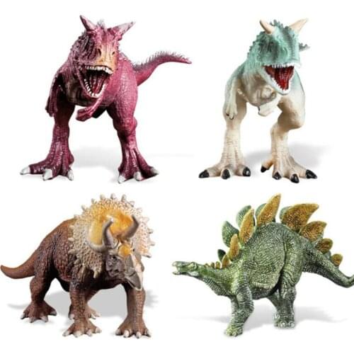 Simulation Animal Model Figure Doll Kids Toys Triceratops Camotaurus Stegosaurus Dinosaur Toy Childrens Learning Gifts