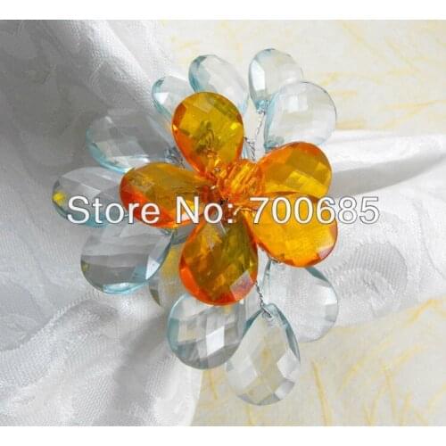 Napkin ring beaded wedding napkin holder