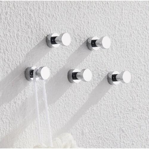 Bathroom garment hook hook single towel hook no-punch toilet stick hook creative toilet hardware garment hook