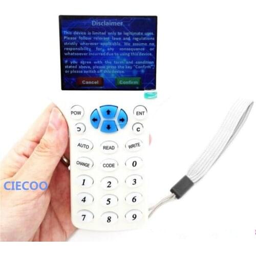 Hot selling 2016 elegant Reader Writer 125 KHz-13.56 MHz IC/ID Card RFID Copier Duplicator for UID T5577 key tag card reader