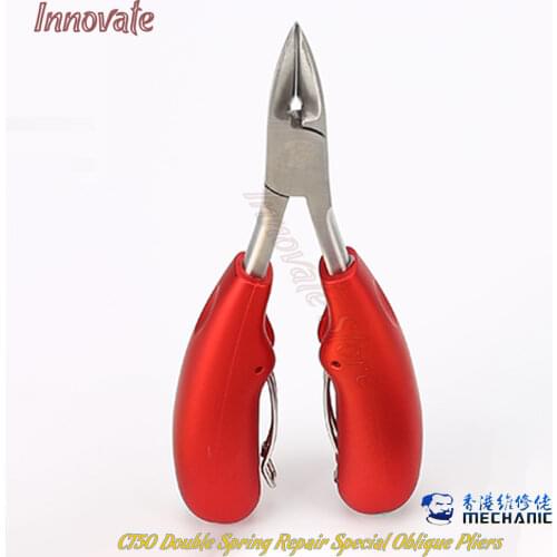 MECHANIC CT50 Maintenance Special Oblique Plier Double Spring Computer IPHONE Android Phone Repair Oblique Plier