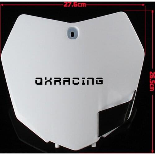 Two Colors Plastic Front Name Number Plate For SX SXF XCF 125 250 350 450 2013 2014 2015 Dirt Bike Motocross Enduro