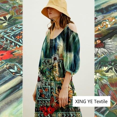 Silk Linen Fabric Silk Cloth Mulberry Silk Clothing Dress Tops Shirts Women Fashion Style Sewing Material Home Textile