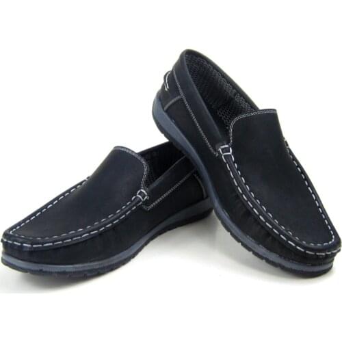 SUAT SALIH Casual Male Shoes T211 Black