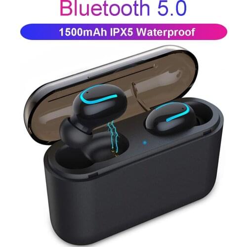 Q32 Bluetooth 5.0 TWS Handsfree Earbuds Sports Earphones Wireless Headset Gaming Headphones For Smart Phone
