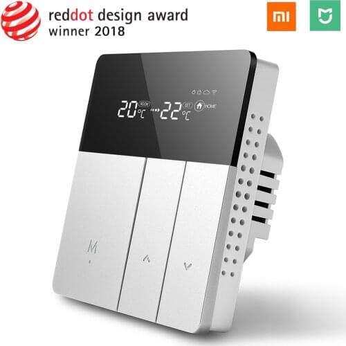 Mijia Smart WiFi Thermostat Temperature Controller for Water Electric Floor Gas Boiler Heating Control MI Home APP
