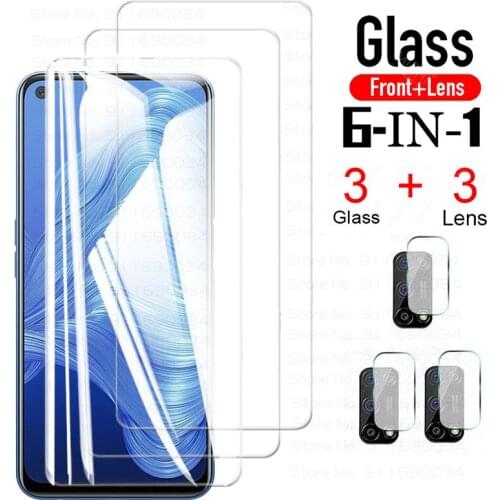 Protective Tempered Glass on Realme 7 5g Screen Protectors Glass for Oppo Realme 75g 7 Pro 7i Global 6 6Pro 6i Camera Lens Film
