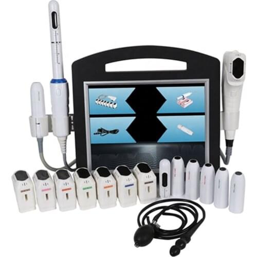 Factory Price 4D Ultr Facial Lifting Machine With 12 Lines / Ultrasonic Body Firming Machine For Beauty Salon With15 Cartridges