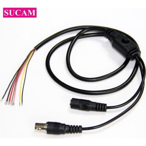 SUCAM 10Pcs/Lot 80CM BNC Video AHD Camera Cable OSD Menu Control Button Cam Cables for 4 in 1 Analog Camera with 11 Pin