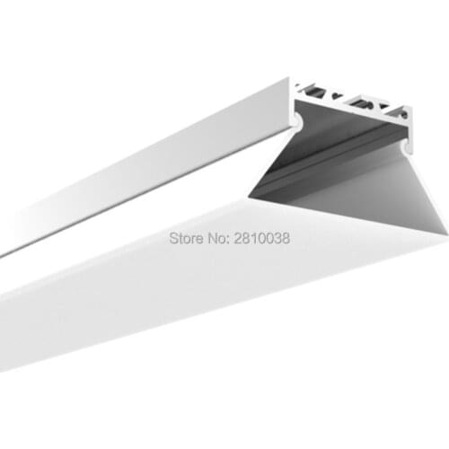 20 X1 M Sets/Lot 6063 ladder shape T3-T5 tempered aluminum profile for led light and super wide led extrusions for suspending