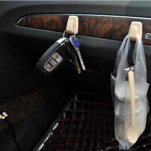 3Pcs/set Mini Universal Car Trunk Bag Key Hanger Holder Hook Clips Fasteners Auto Storage Organizer Holder Interior Accessories