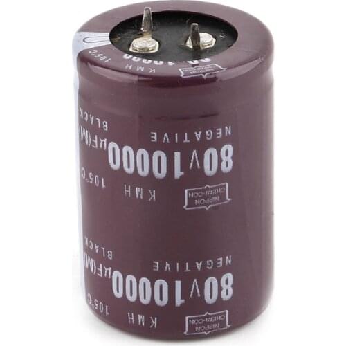 35x50mm 80V 10000uF Electrolytic Capacitor Filter Current Condenser for audio Amplifier Dropshipping