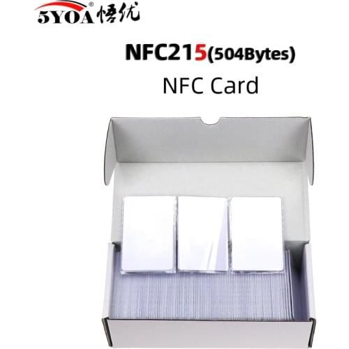 50pcs NTAG215 NFC Card Tag For TagMo Forum Type2 Sticker NFC Tags Ntag 215 Chip Free Shipping