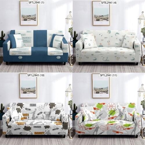 Geometric stripes sofa cover recliner cover sofa covers for living room single sofa bed armchair cover velvet sofa cover chair
