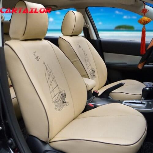 CARTAILOR car PU leather cover for benz g55 g500 g350 class seat covers protector custom fit seats supports interior accessories