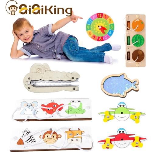 Children Busy Board DIY Toys Baby Montessori Sensory Activity Board Accessories Early Education Toys Toddler Learning Skill Toy