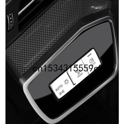 For New Audi A6L A7 Q3 Automatic Headlight Adjustment Button Paste Interior Modification Decoration Patch