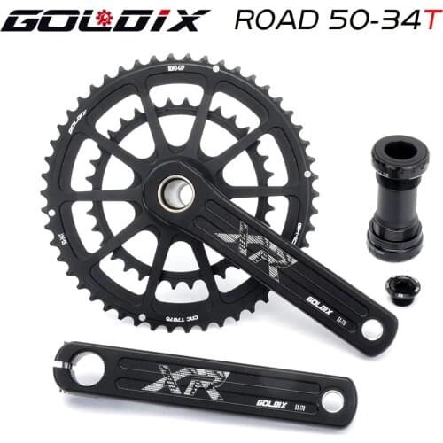GOLDIX 22S/20S crank 50-34T/53-39T SRAM GXP road folding bicycle for shimano R7000/R8000/5800/6800 wide and narrow sprocket