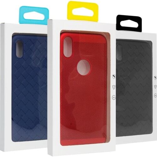 Custom Paper Packaging Phone Case Packing for iPhone X Slim Case for iPhone 8 8Plus PVC Package for Huawei Xiaomi Phone Case