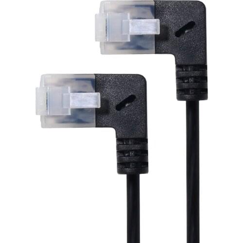 25cm Cat6 Ethernet Cable RJ45 Right Angled UTP Network Cable Patch Cord 90 Degree Cat6a Lan Cable for Laptop Router TV BOX