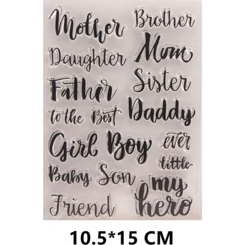 2021 New Call Clear Stamps DIY Scrapbooking Craft Supplies Rubber Silicon Seals Card Album Hobby ink pad Stamping