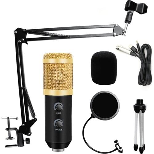 New ECHO bm 800 Studio Microphone USB bm800 Condenser Microphone for Computer Youtube Recording bm 900 mic Stand bm-800 micro