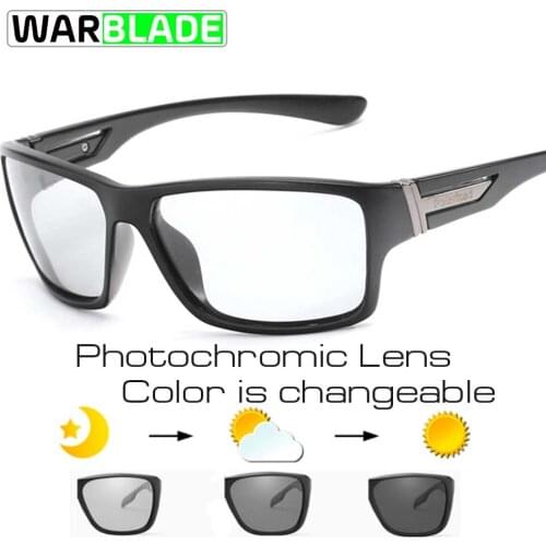 Photochromic Cycling Sunglasses Bike Glasses Eyewear UV400 Polarized MTB Road Bicycle Goggles Women Men Outdoor Sports 1821