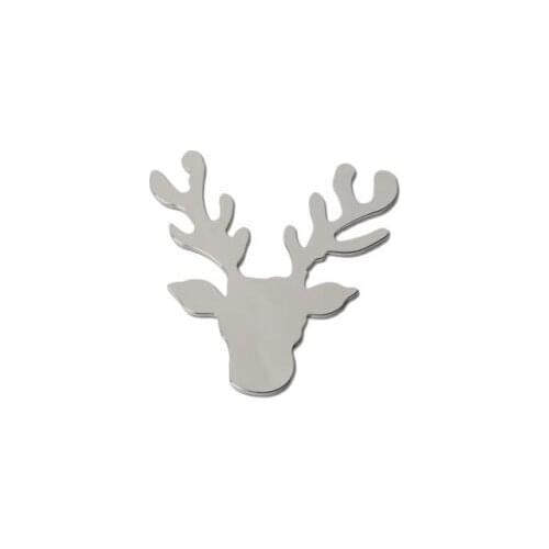 Custom bottle Opener hot sales Metal Stainless Steel Flat Hand Held Reindeer Bottle Opener low price metal opener FH180042