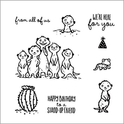 Happy Birthday DIY Silicone Clear Stamp Cling Seal Scrapbook Embossing Album Decor