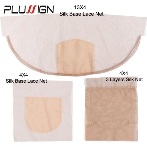 Made In Korea Best 2/3 Layers Silk Base Lace Net For Making Wigs 4x4 13x4 Inch Frontal Closure Net Hair Wig Net Wholesale 1PC