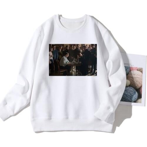 Vogue Usa Sweatshirt Queens Gambit Print Harajuku Long Ulzzang Hoodie 2021 New Pullovers Edgy Comfy Aesthetic Instagram Clothes
