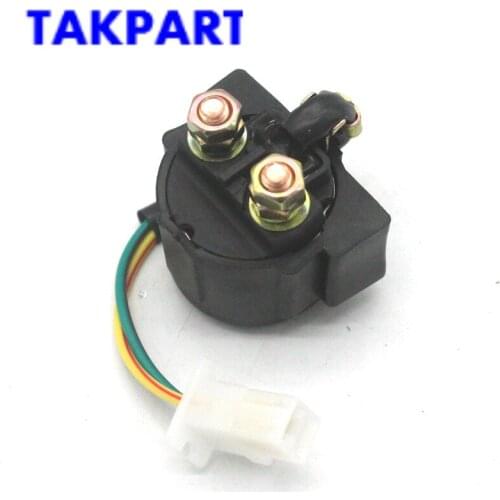 TAKPART Starter Relay Solenoid FITS YAMAHA WARRIOR 350 YFM350 1987-2004 ATV NEW