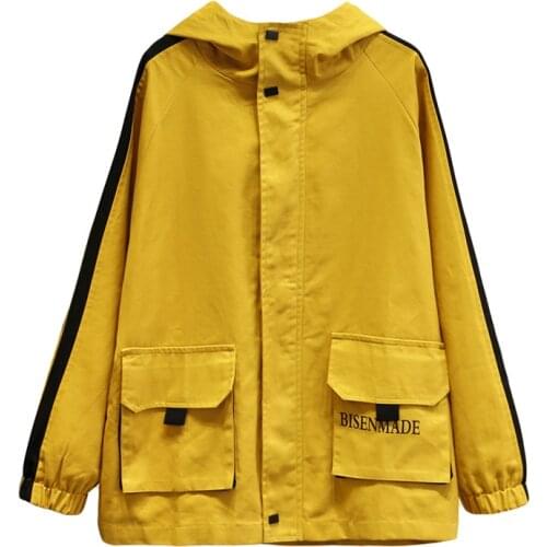 Spring 2021 Women Trench Coat Oversize Fashion Casual Clothes Female Outerwear Safari Style Block Color Abrigo De Mujer