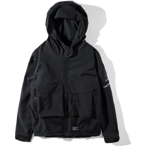 Winterized demi-season jacket warm windbreaker padded techwear ninjawear windresistant