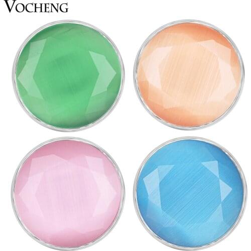Vocheng Ginger Snap Jewelry 18mm 6 Colors Cut Opal Stone Interchangeable Button Vn-1820