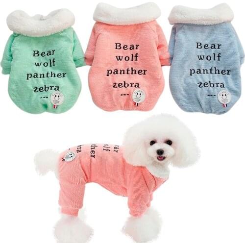 Winter Warm Dog Clothes For Small Dogs Thicken Puppy Pet Cat Coat Jacket Chihuahua Yorkshire Clothing ropa para perro 27S2