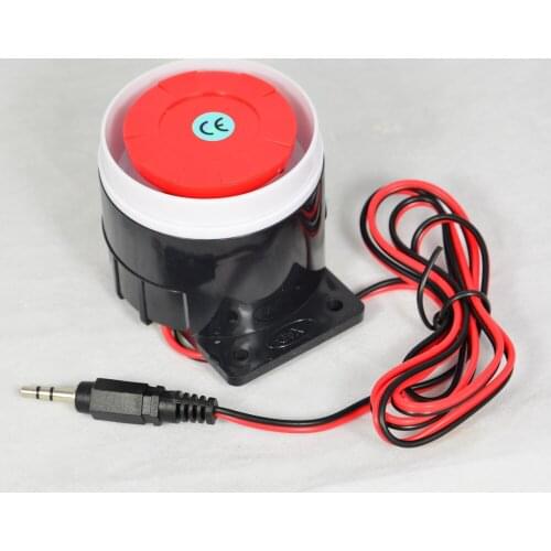 10 PCS 12VDC Louder Speaker Wired Siren For GSM alarm system indoor use self defense protection burglar alarm buzzer