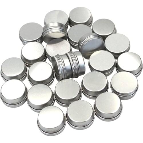 10Pcs 5g Empty Aluminum Pot Jars Cosmetic Containers With Lids Eye cream hair conditioner Tin Jar Pot Cosmetic Metal