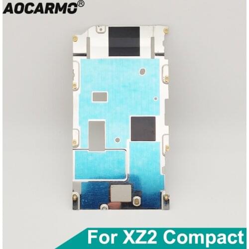 Aocarmo For Sony Xperia XZ2 Compact Mini XZ2C H8324 Motherboard Partition Metal Radiating Shield Plate Middle Board Replacement